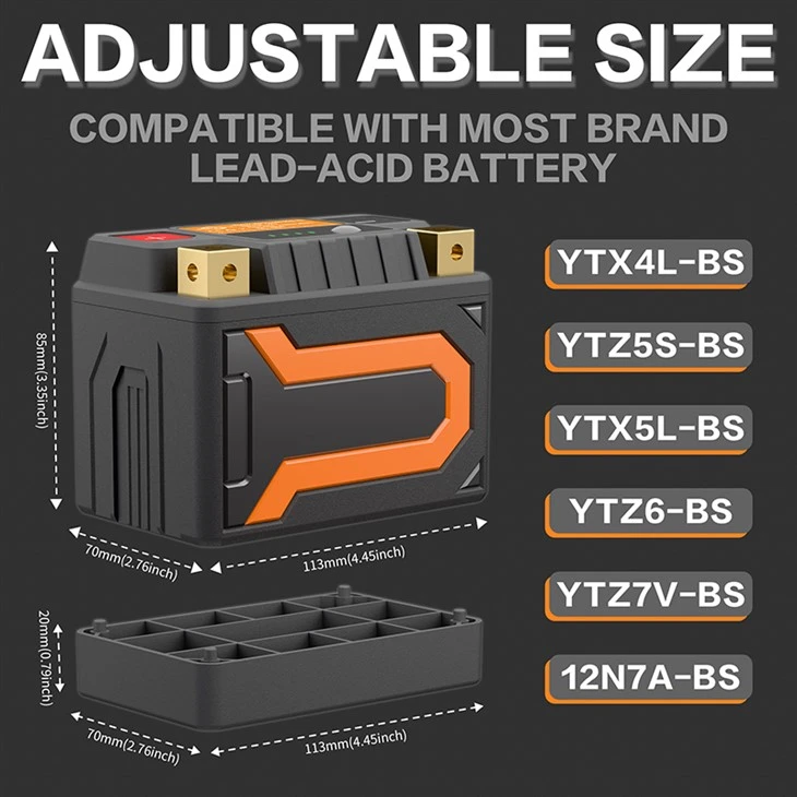 12v Lithium Motorcycle Battery